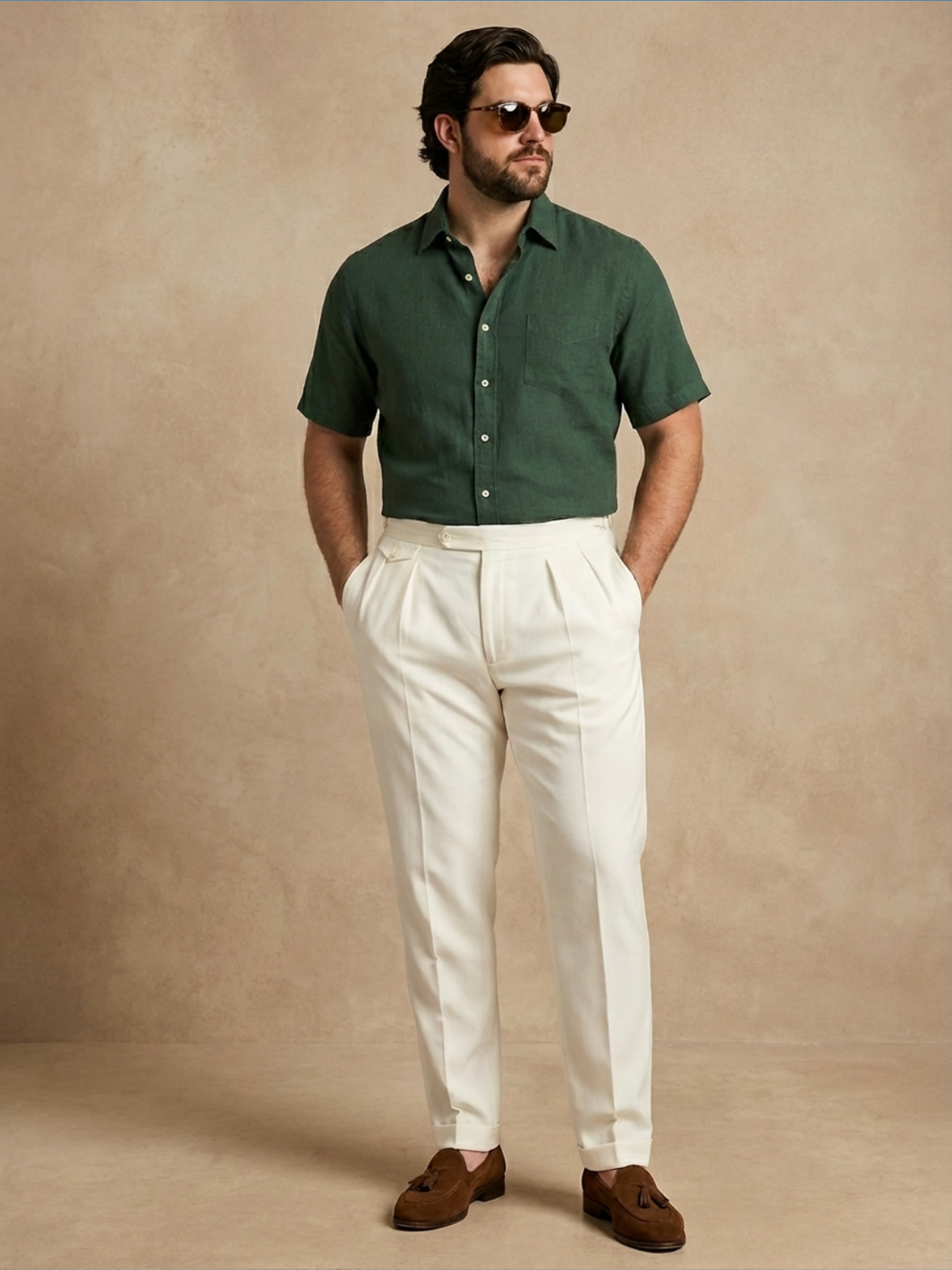 PLUS SIZE MEN SOLID SHIRT| XL-7XL