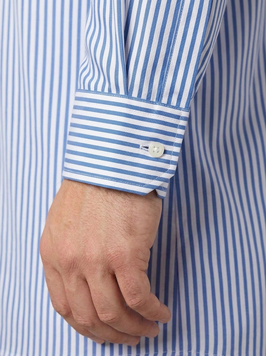 PLUS SIZE STRIPE SHIRT FOR MEN | XL-7XL