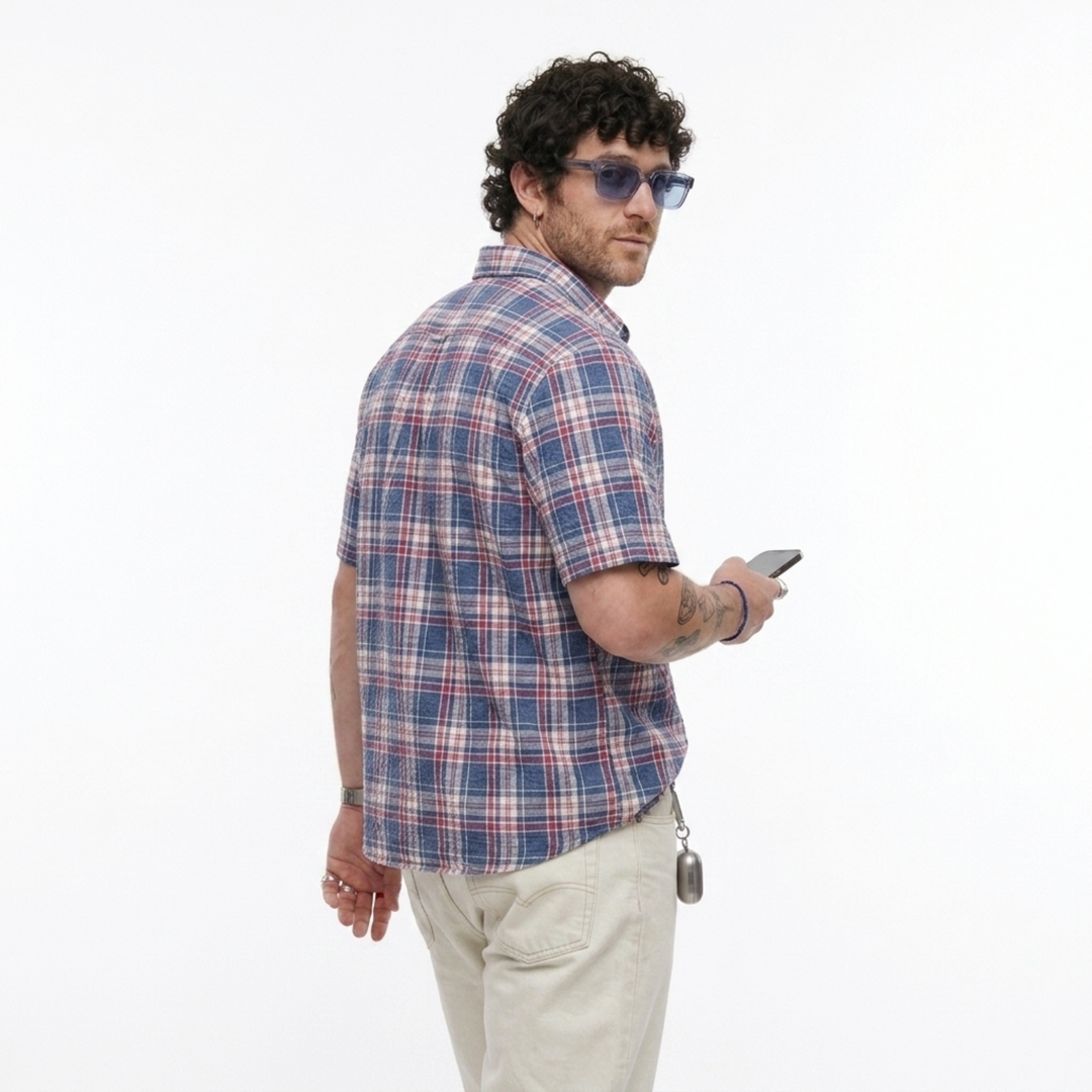 PLUS SIZE MEN'S CHECK SHIRT | XL-7XL