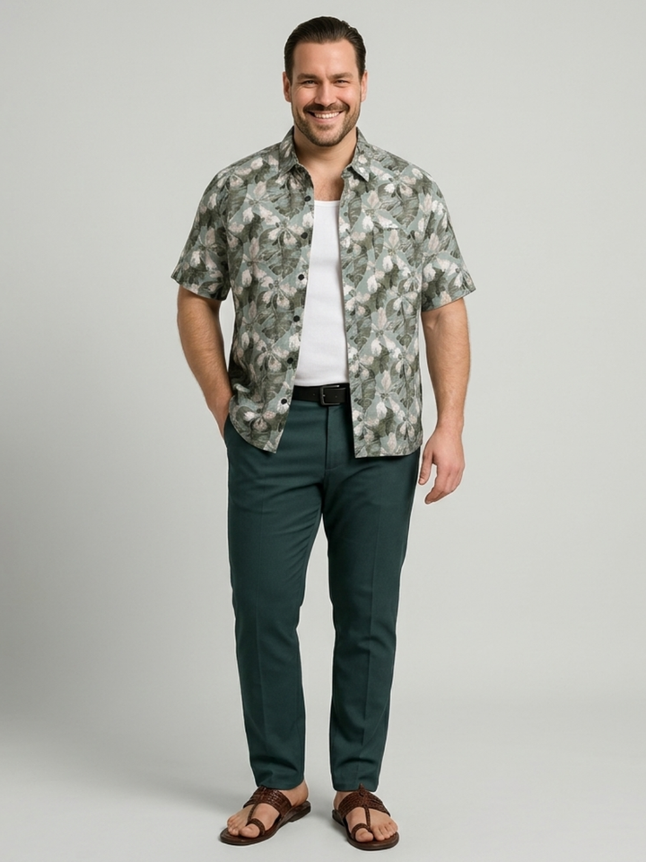 PLUS SIZE PRINTED SHIURT FOR MEN | XL-7XL