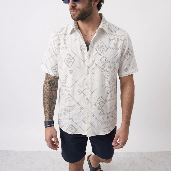 PLUS SIZE MEN’S PRINTED SHIRT | XL-7XL