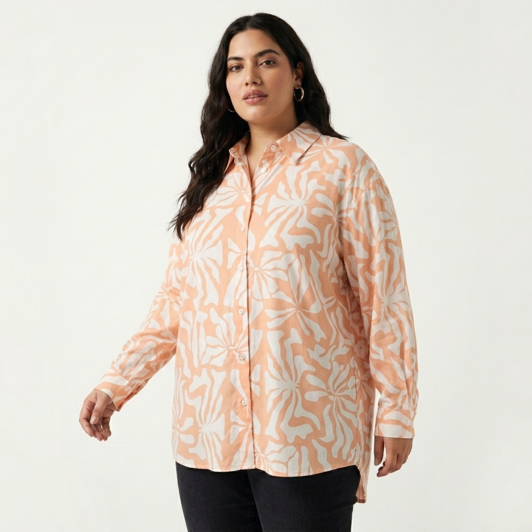 PLUS SIZE WOMEN’S PRINTED SHIRT | XL-7XL