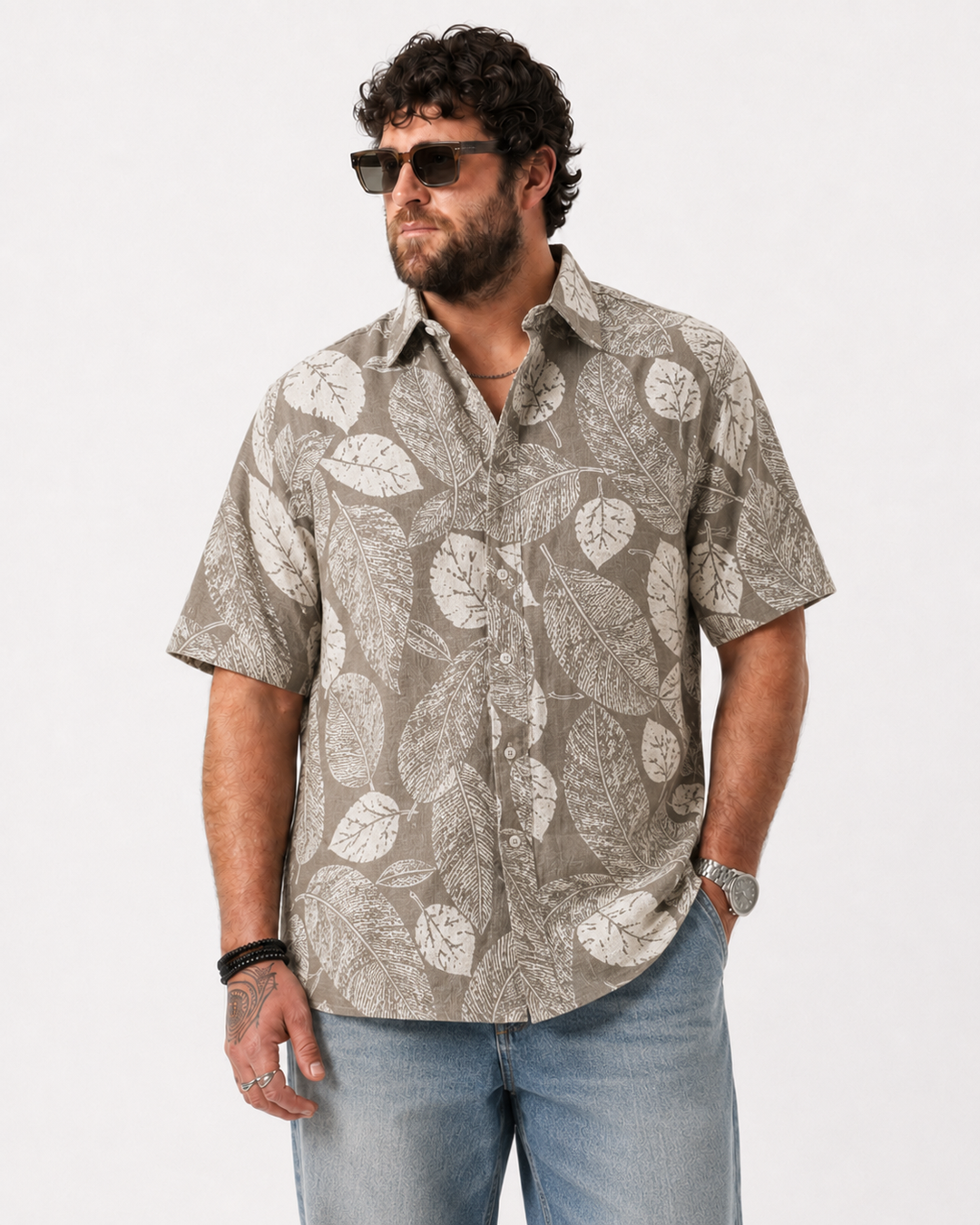 PLUS SIZE PRINTED SHIRT FOR MEN | XL-7XL