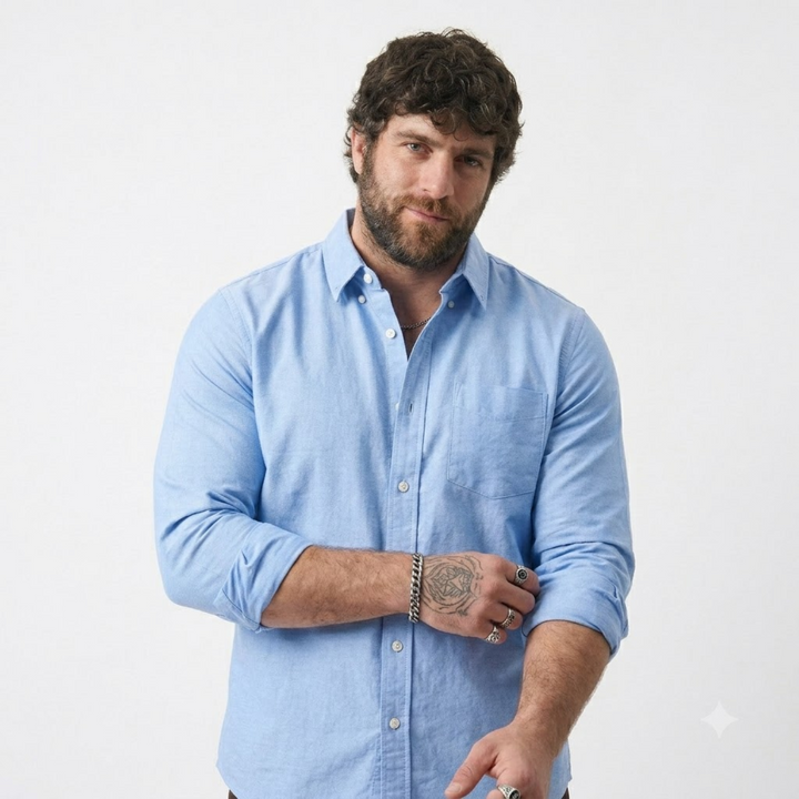 PLUS SIZE SOLID SHIRT FOR MEN | XL-7XL