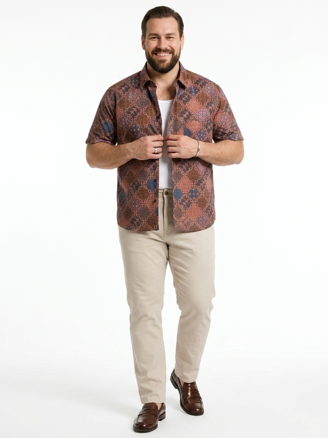 PLUS SIZE PRINTED SHIRT FOR MEN | XL-7XL