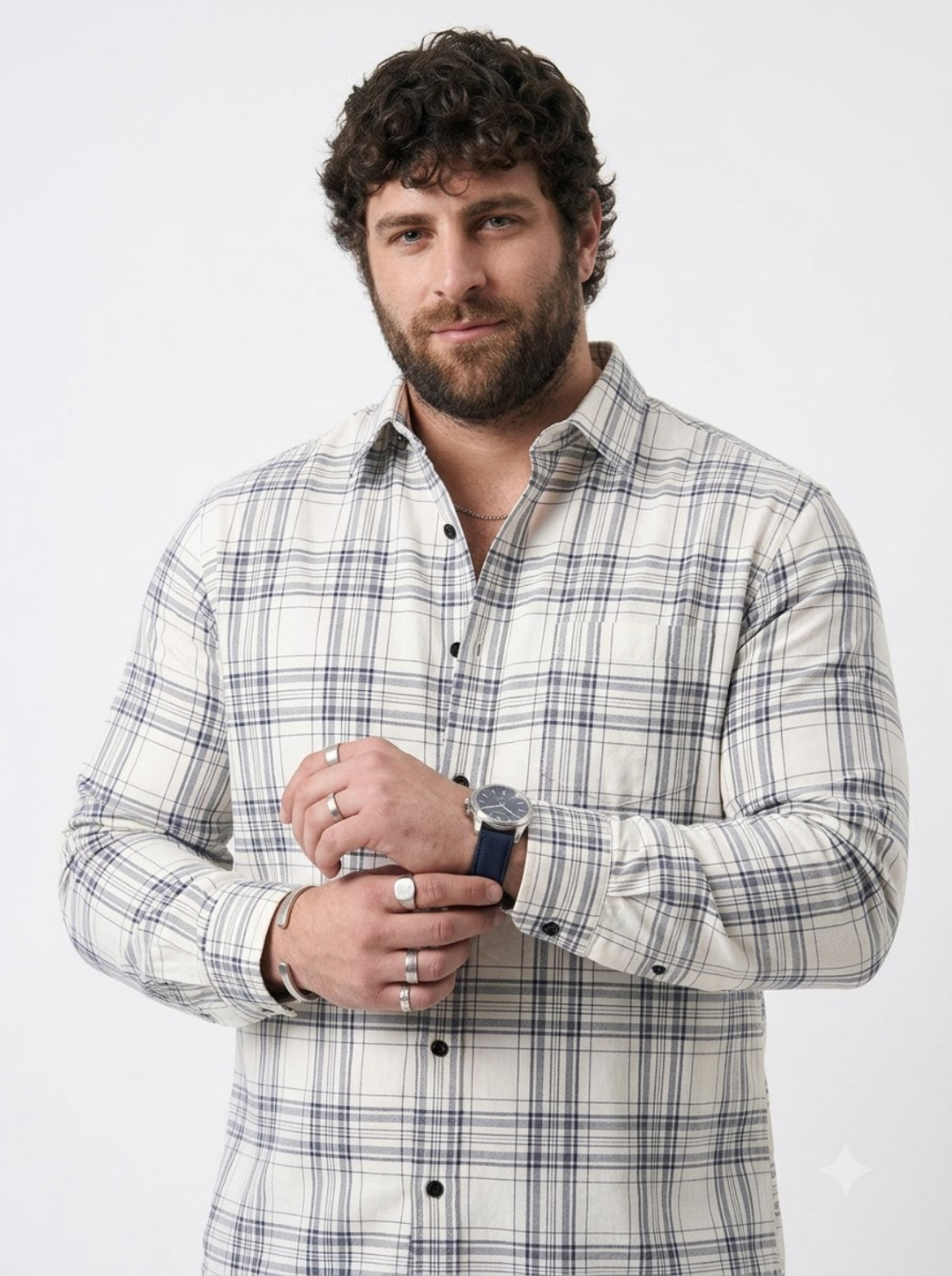 PLUS SIZE CHECK SHIRT FOR MEN | XL-7XL