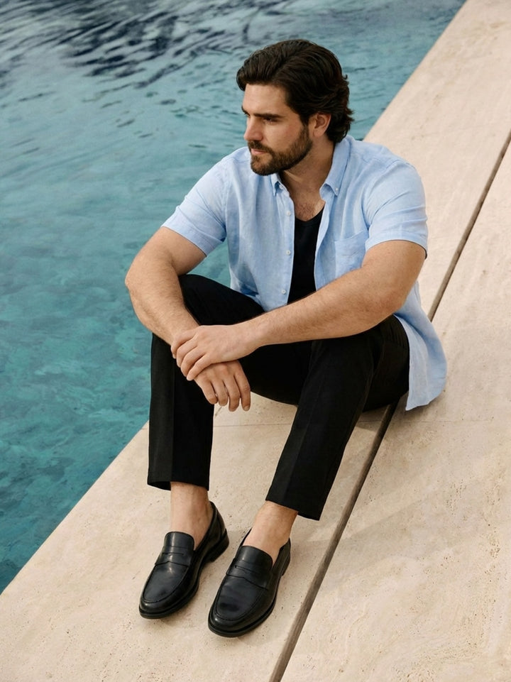BIG HELLO - THE PLUS LIFE-Men Holiday Shirts