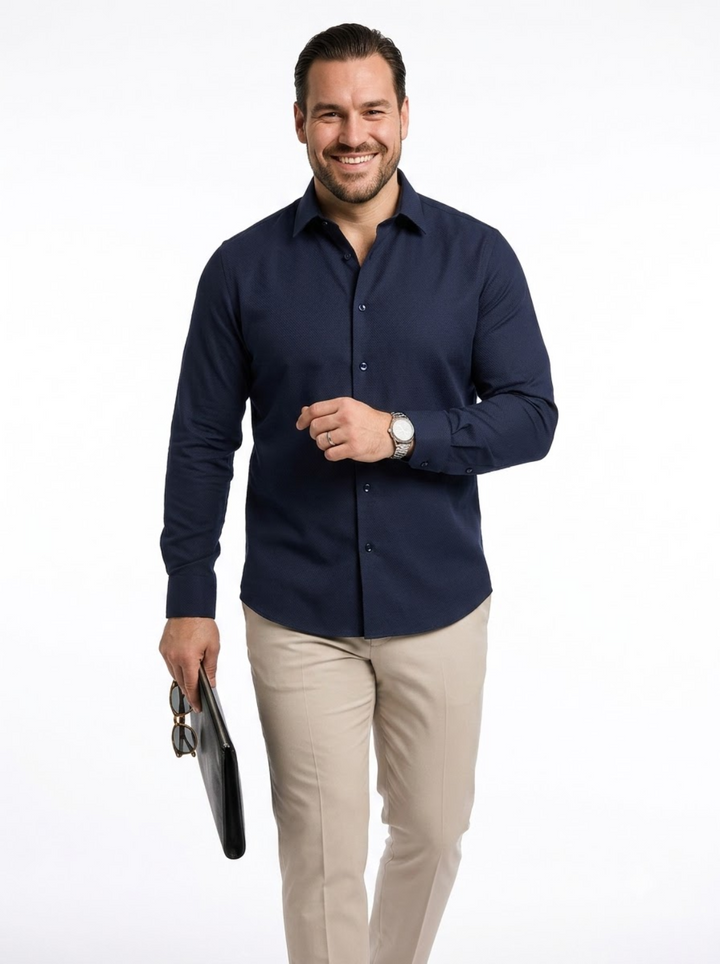 BIG HELLO - THE PLUS LIFE-Men Occasion Shirts