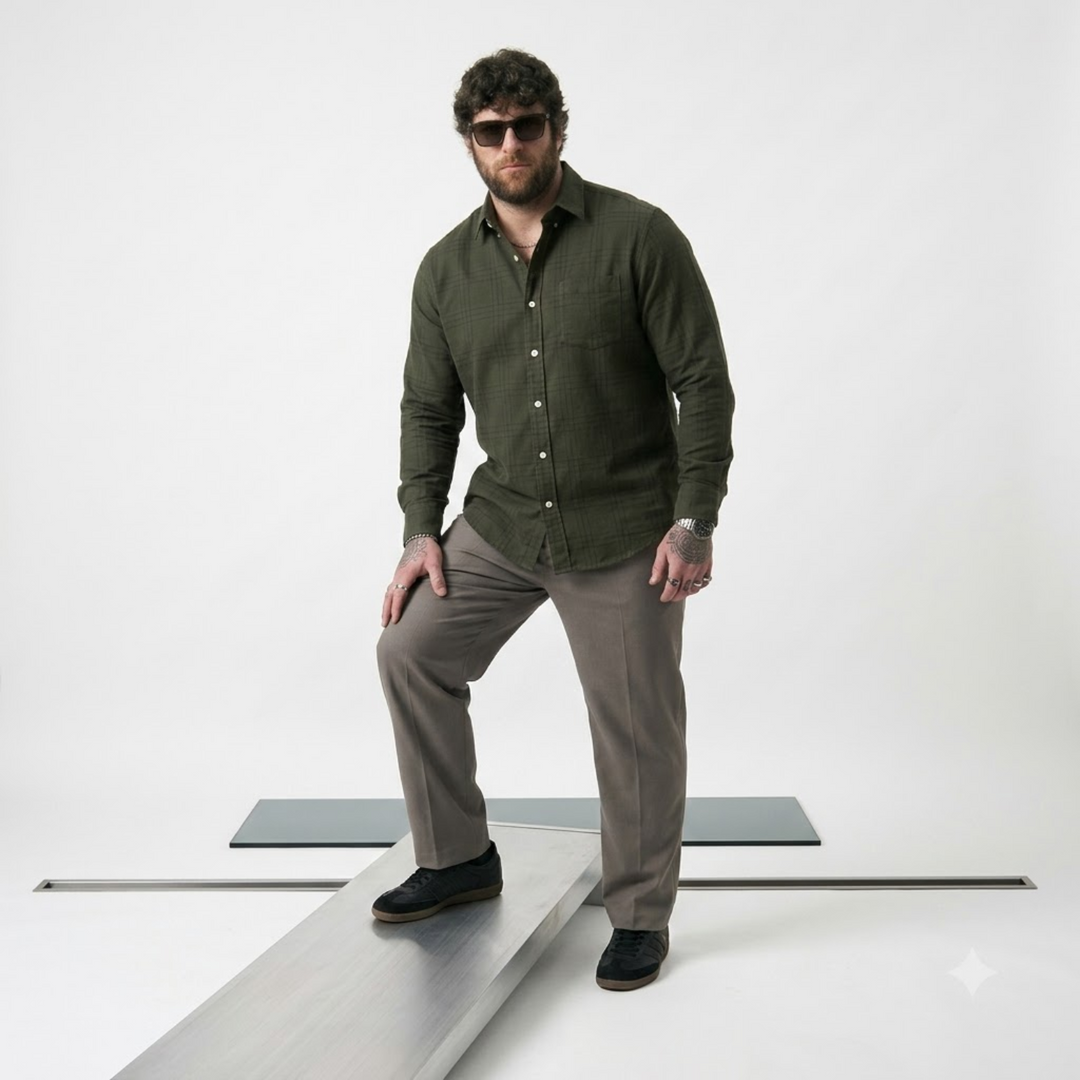 PLUS SIZE CHECK SHIRT FOR MEN | XL-7XL