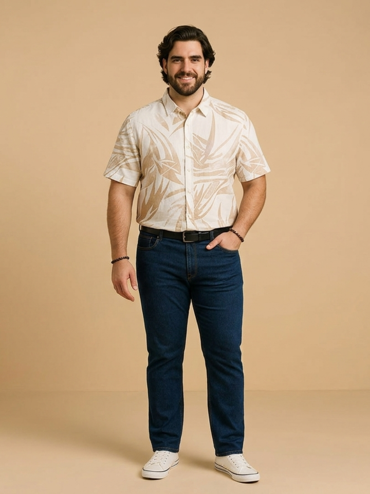 PLUS SIZE MEN PRINTED SHIRT | XL-7XL