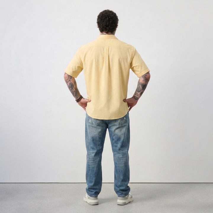 PLUS SIZE MEN’S SOLID SHIRT | XL-7XL