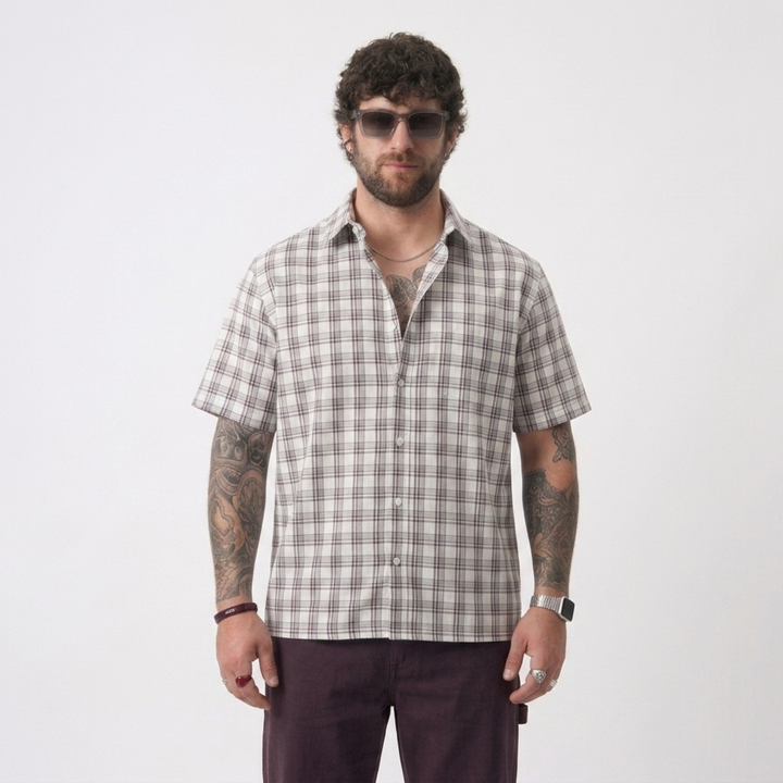 PLUS SIZE MEN’S CHECK SHIRT | XL-7XL