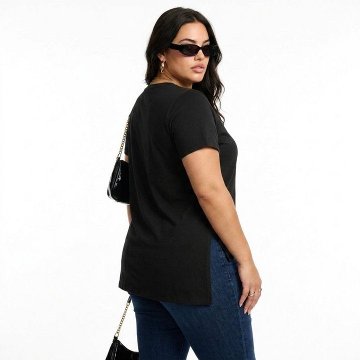PLUS SIZE WOMEN’S SOLID TSHIRT | XL-7XL