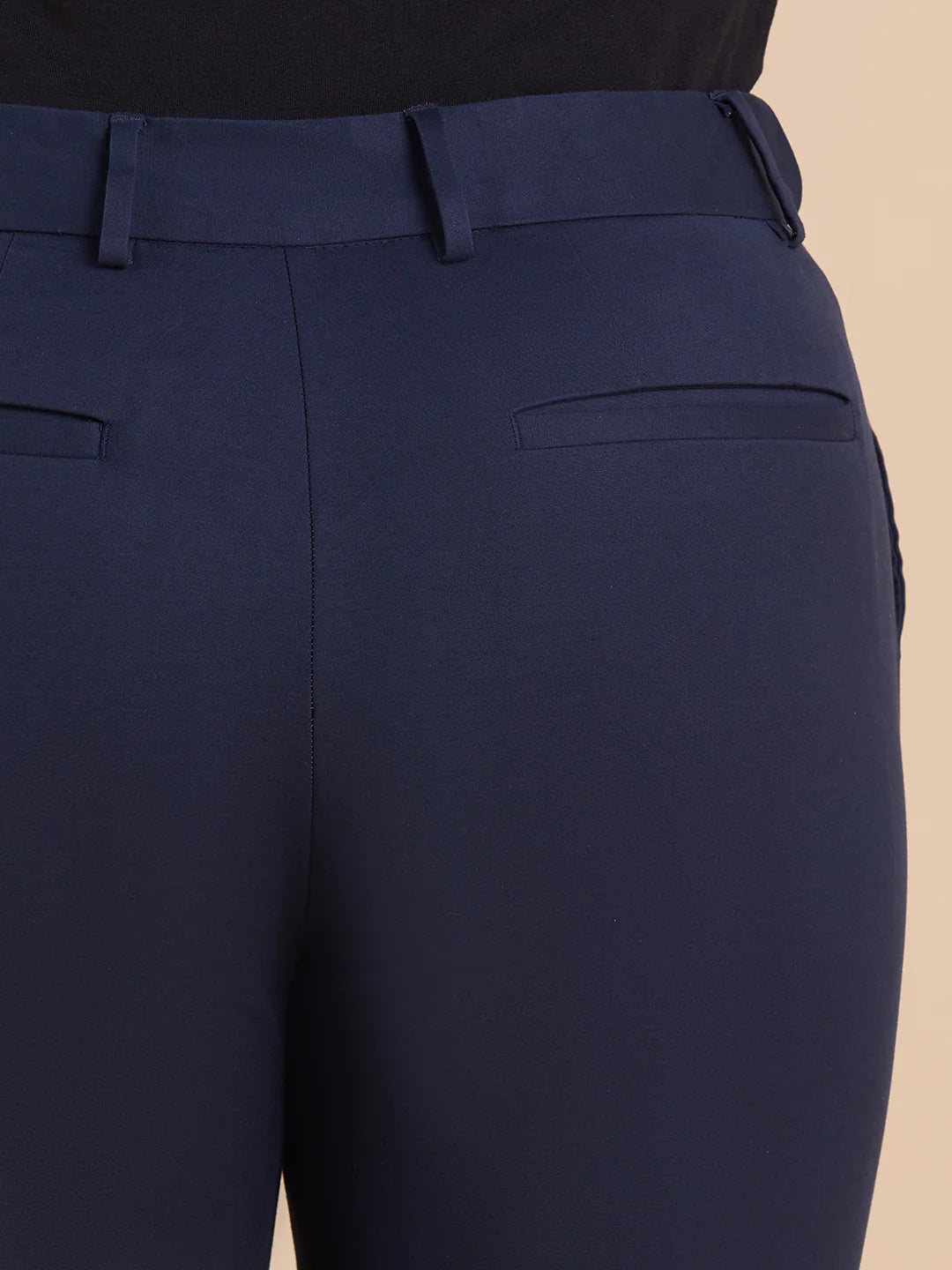 Knitted Nylon Stretch Trouser | XL-7XL
