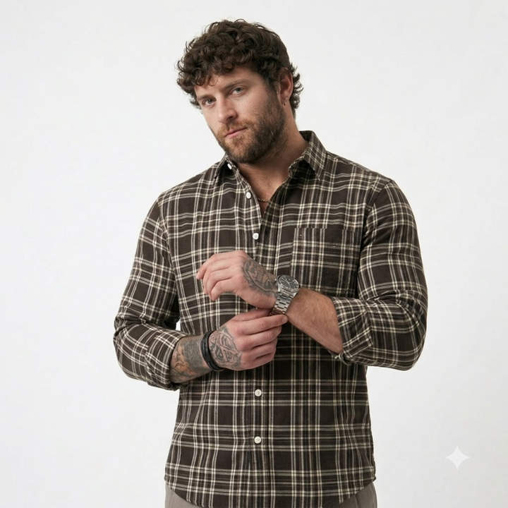PLUS SIZE CHECK SHIRT FOR MEN | XL-7XL