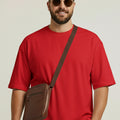 PLUS SIZE RED LABEL COTTON LYCRA LOOSE FIT T-SHIRT FOR MEN | XL-7XL