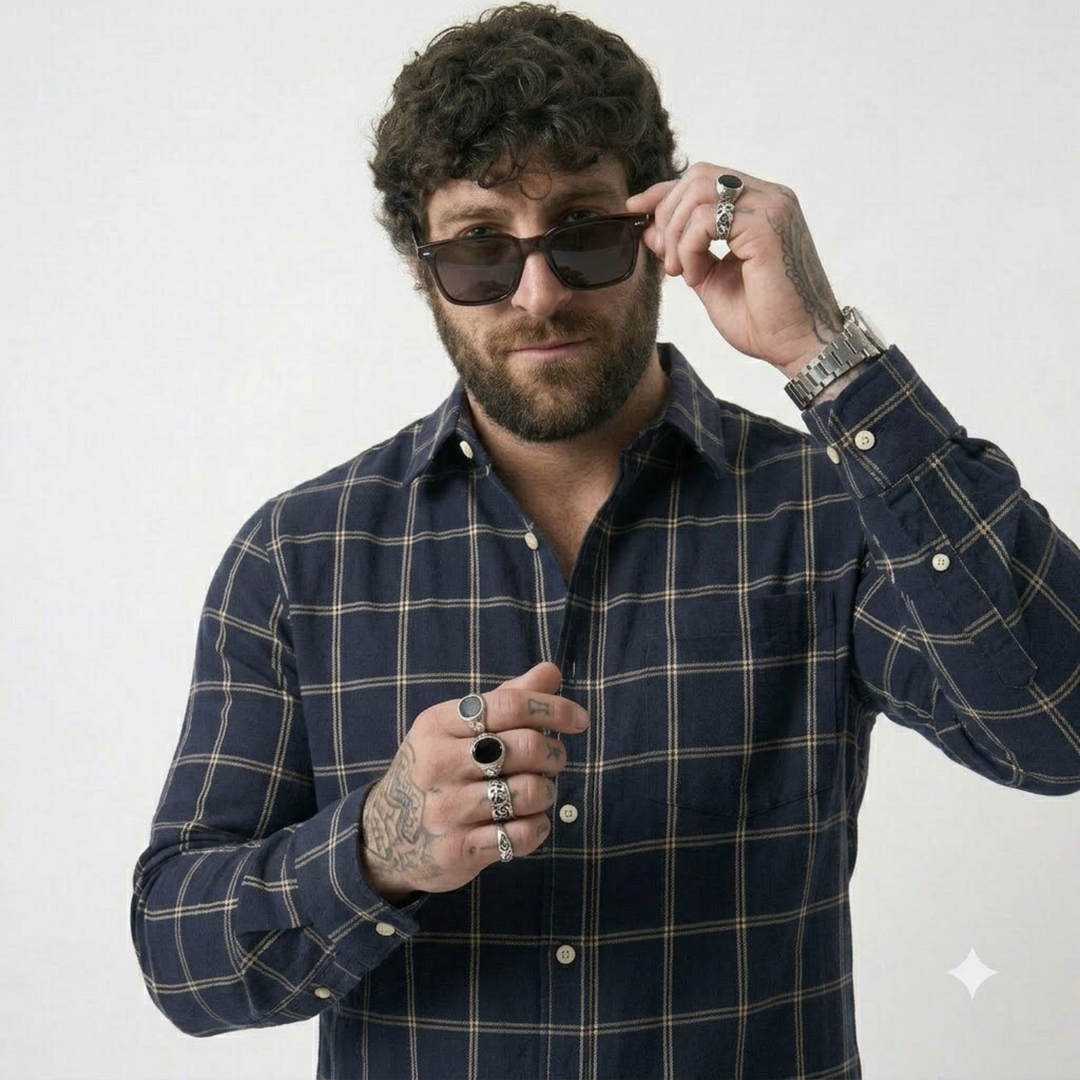 PLUS SIZE CHECK SHIRT FOR MEN | XL-7XL