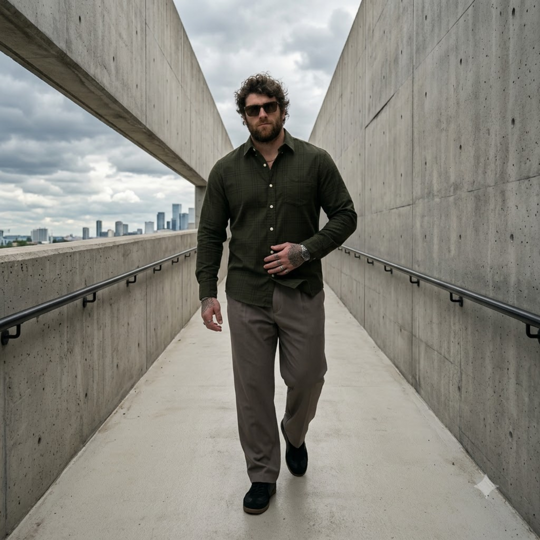 PLUS SIZE CHECK SHIRT FOR MEN | XL-7XL