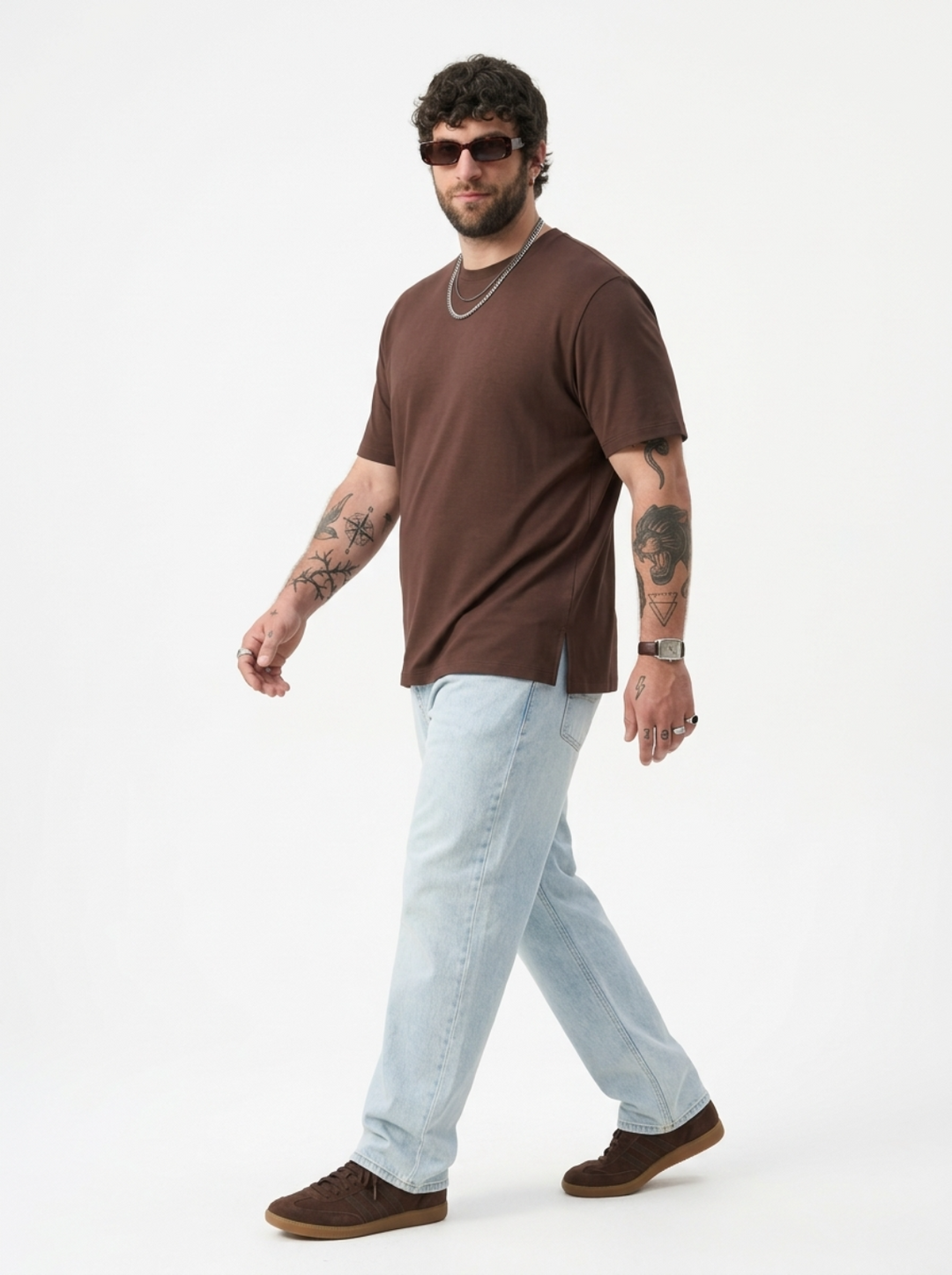 PLUS SIZE BAMBOO COTTON LYCRA T-SHIRT FOR MEN | XL-7XL