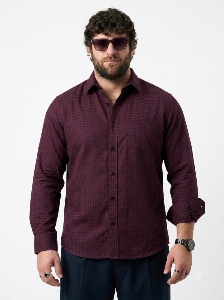 PLUS SIZE CHECK SHIRT FOR MEN | XL-7XL