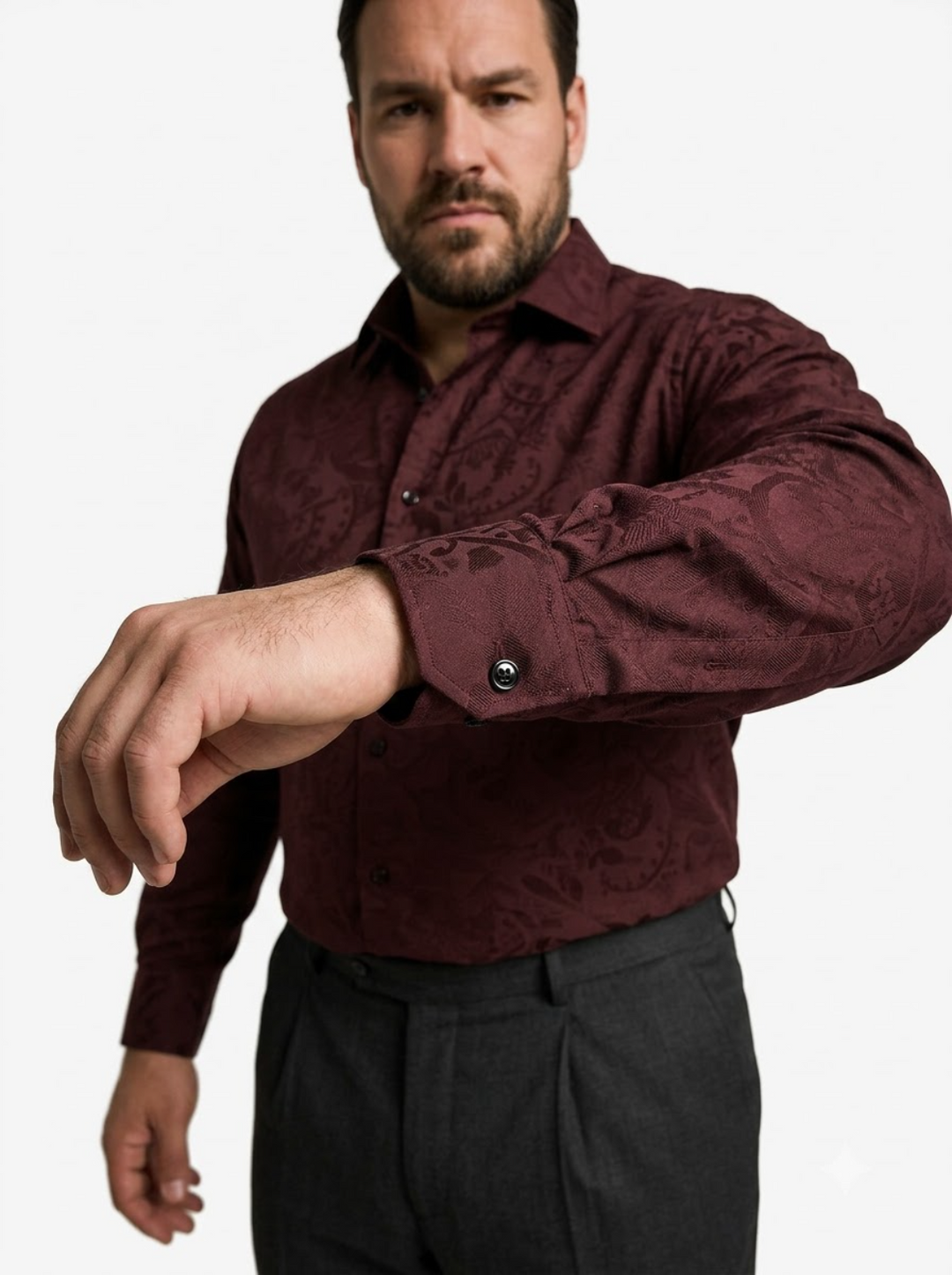 PLUS SIZE JACQURD SHIRT FOR MEN | XL-7XL