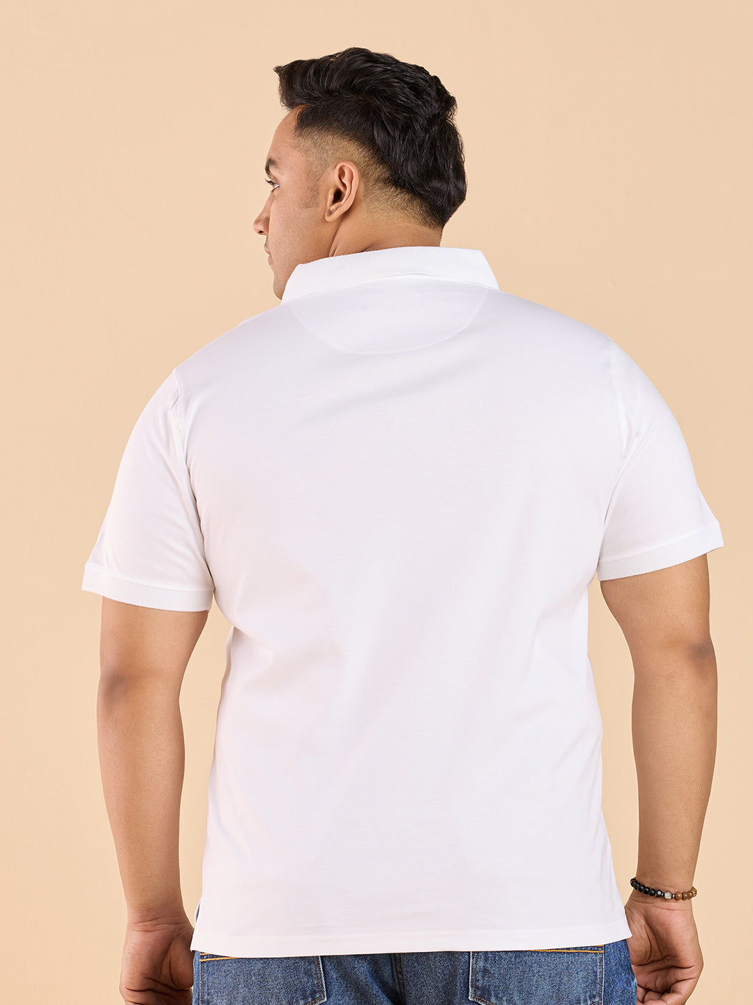 Premium Solid Stretch Polo T-Shirt