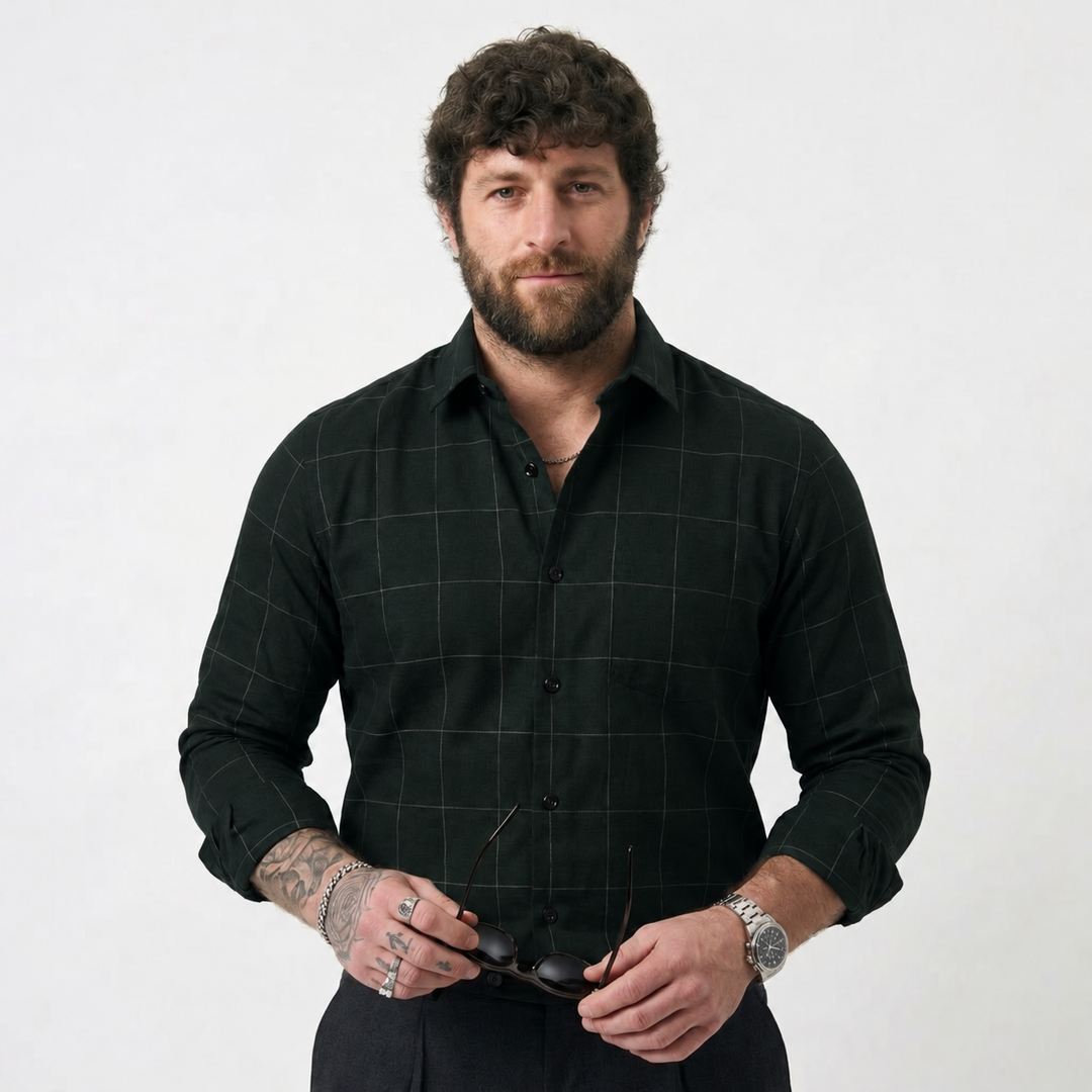PLUS SIZE CHECK SHIRT FOR MEN | XL-7XL