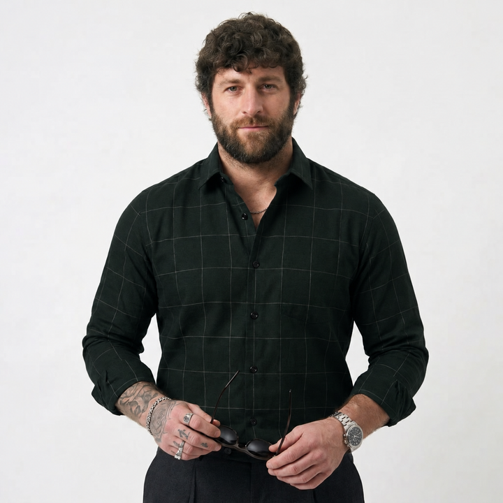 PLUS SIZE CHECK SHIRT FOR MEN | XL-7XL
