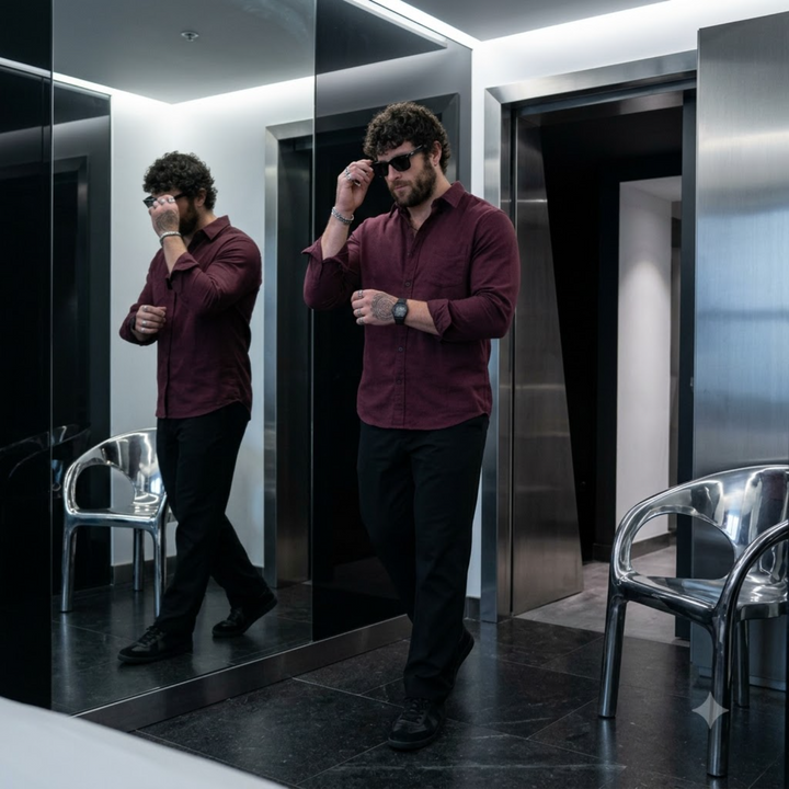PLUS SIZE SOLID OXFORD SHIRT FOR MEN | XL-7XL