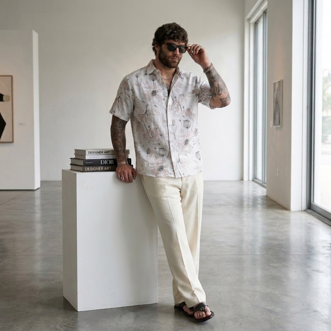 PLUS SIZE MEN’S PRINTED SHIRT | XL-7XL