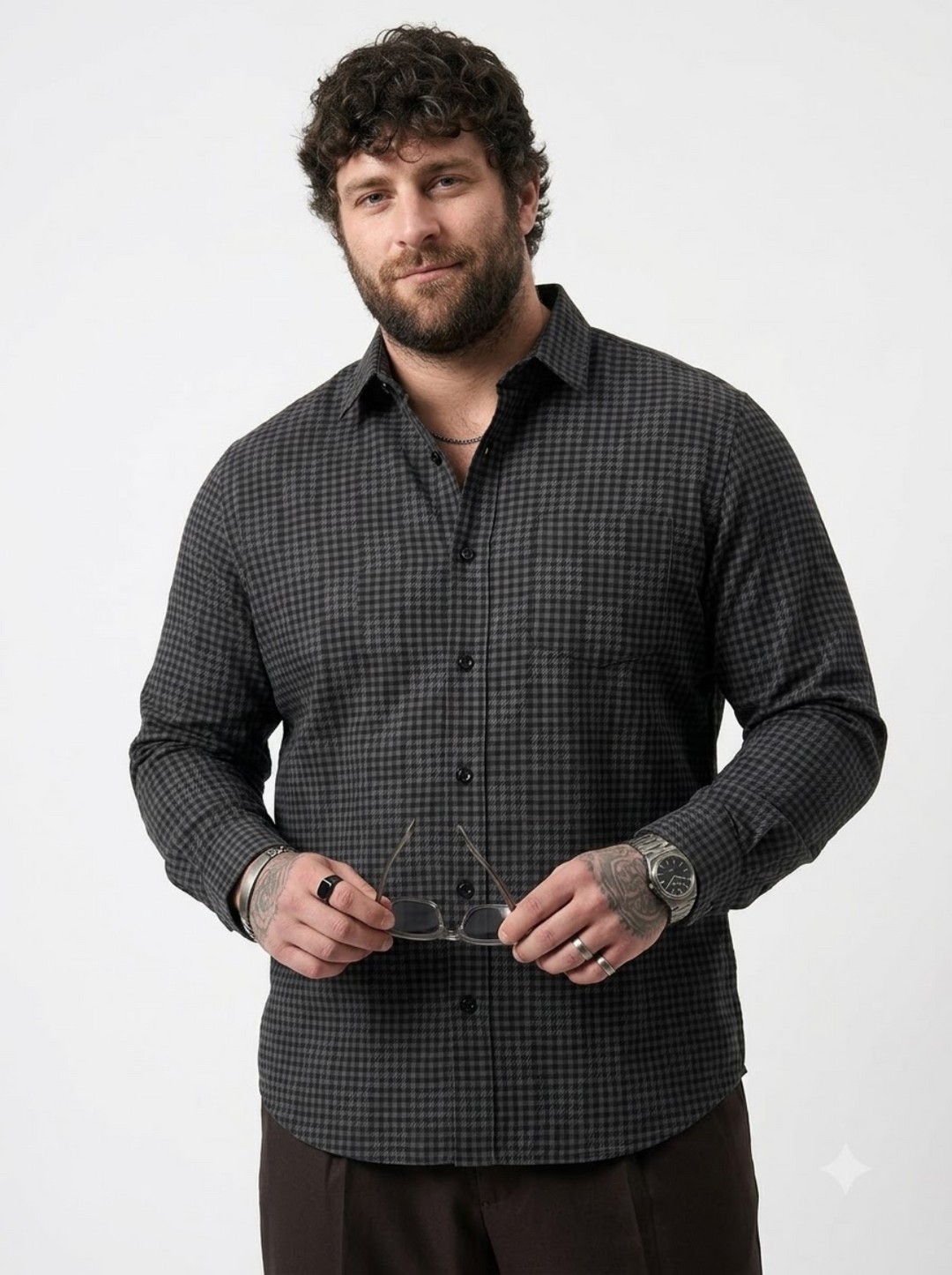 PLUS SIZE CHECK SHIRT FOR MEN | XL-7XL