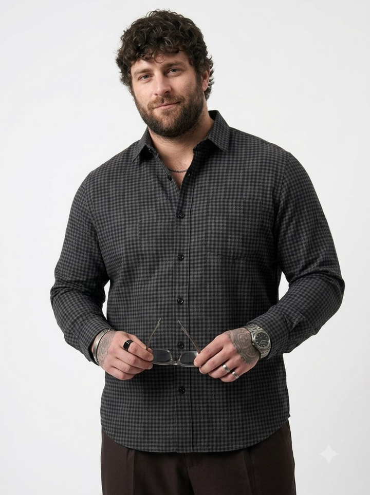 PLUS SIZE CHECK SHIRT FOR MEN | XL-7XL