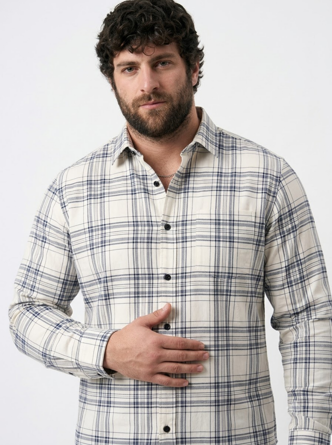 PLUS SIZE CHECK SHIRT FOR MEN | XL-7XL