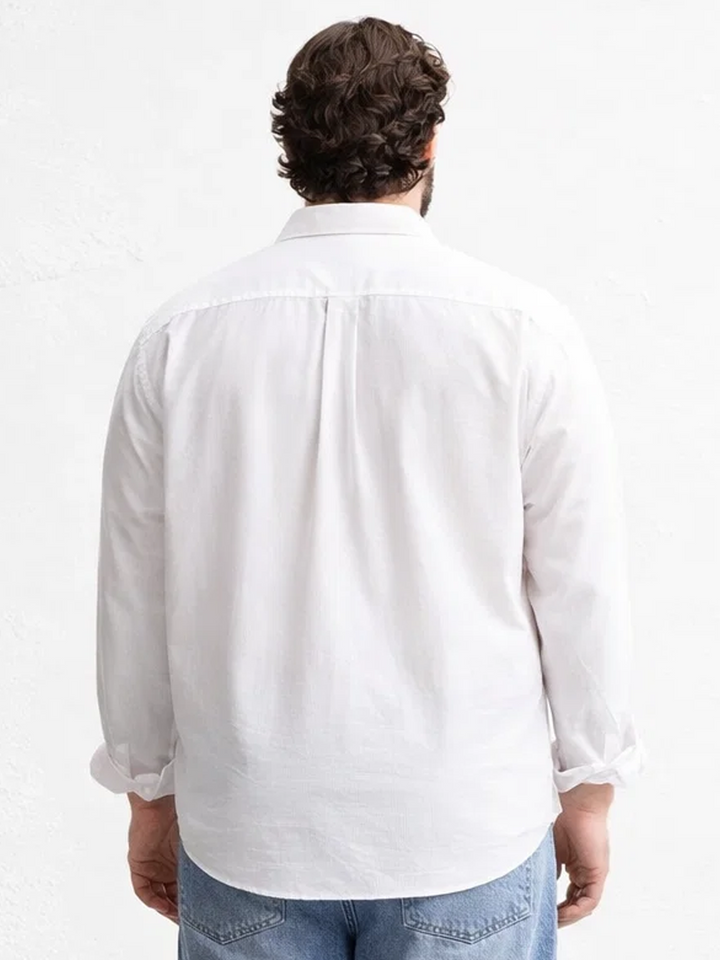 PLUS SIZE SOLID OXFORD SHIRT FOR MEN | XL-7XL