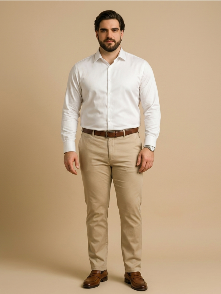 PLUS SIZE MEN SOLID SHIRT| XL-7XL