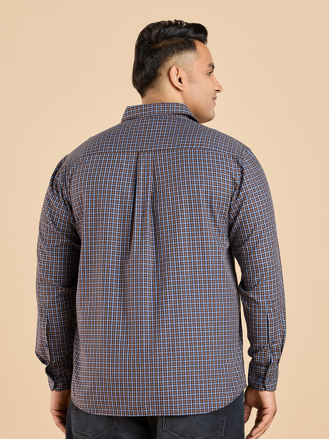 Timeless Vintage Gingham Melange Shirt