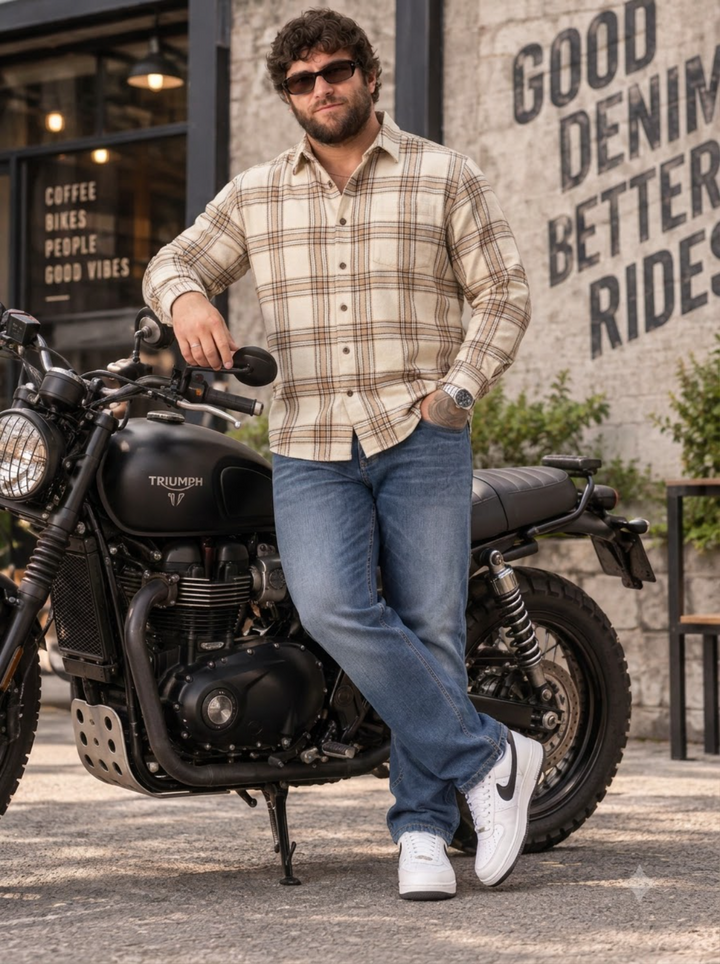 PLUS SIZE CHECK SHIRT FOR MEN | XL-7XL