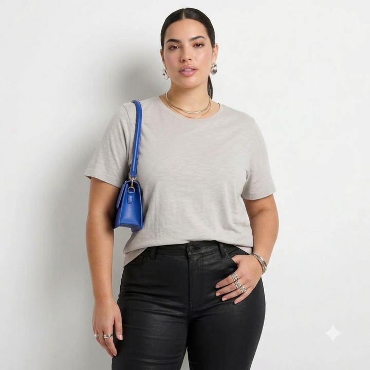 PLUS SIZE WOMEN’S SOLID TSHIRT | XL-7XL
