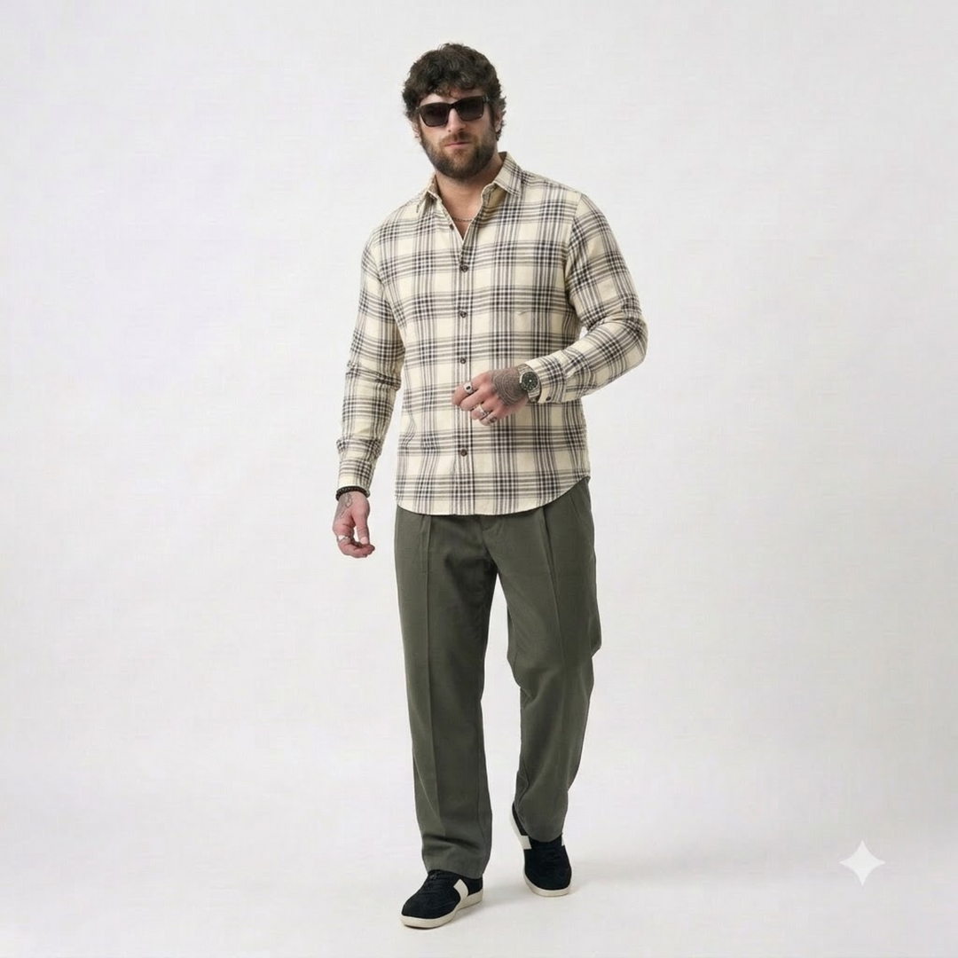 PLUS SIZE CHECK SHIRT FOR MEN | XL-7XL