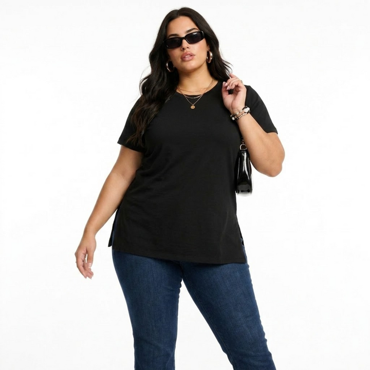 PLUS SIZE WOMEN’S SOLID TSHIRT | XL-7XL