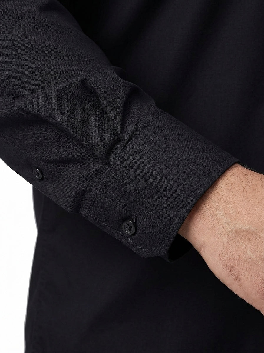 PLUS SIZE SOLID GIZASHIRT FOR MEN | XL-7XL