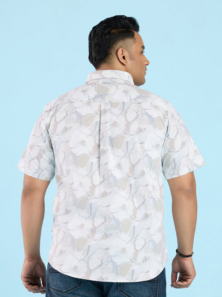 Abstract Mirageprint Comfort Stretch Half Sleeve Shirt