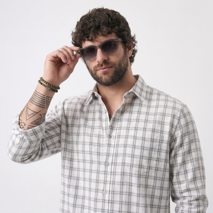PLUS SIZE MEN’S CHECK SHIRT | XL-7XL