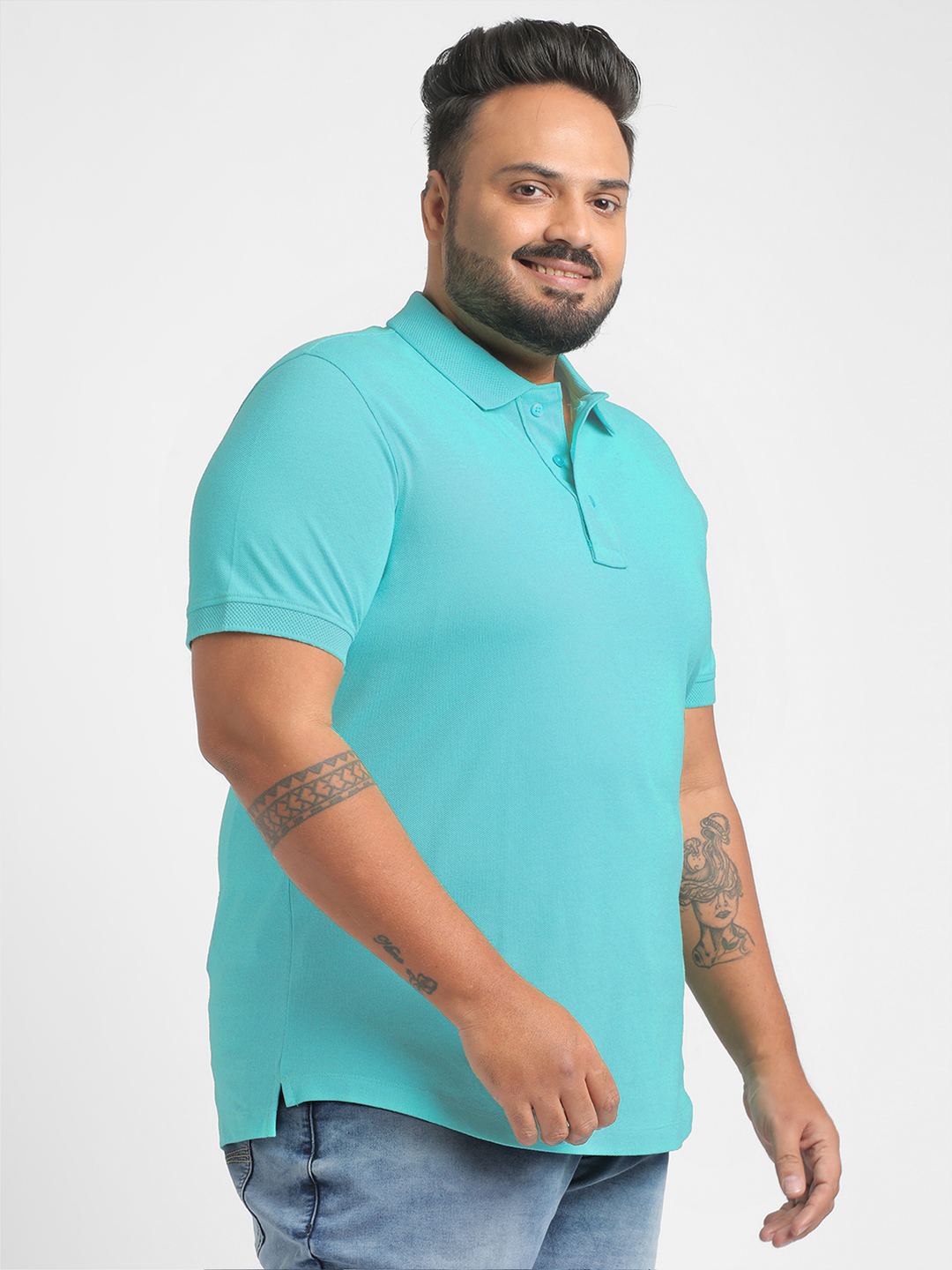 BIG HELLO I PLUS SIZE CHROMALUX EVERYDAY PIQUE POLO | XL-7XL