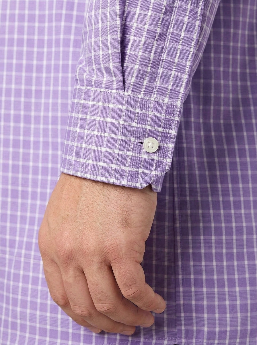 PLUS SIZE CHECK GIZA SHIRT FOR MEN | XL-7XL