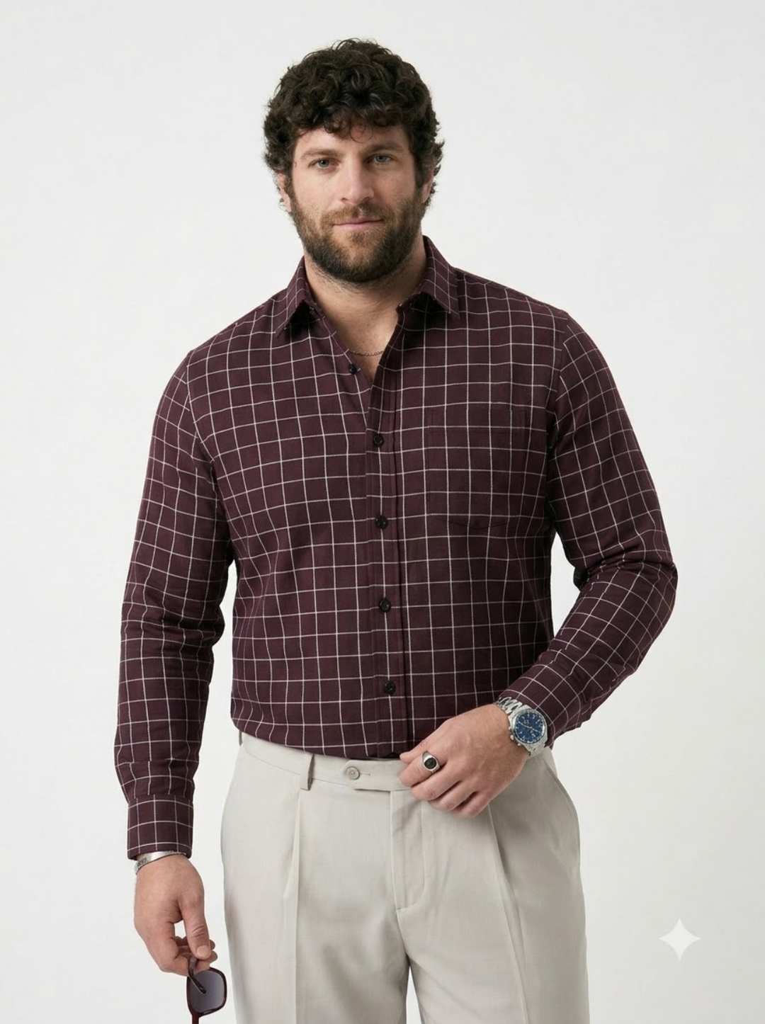PLUS SIZE CHECK SHIRT FOR MEN | XL-7XL