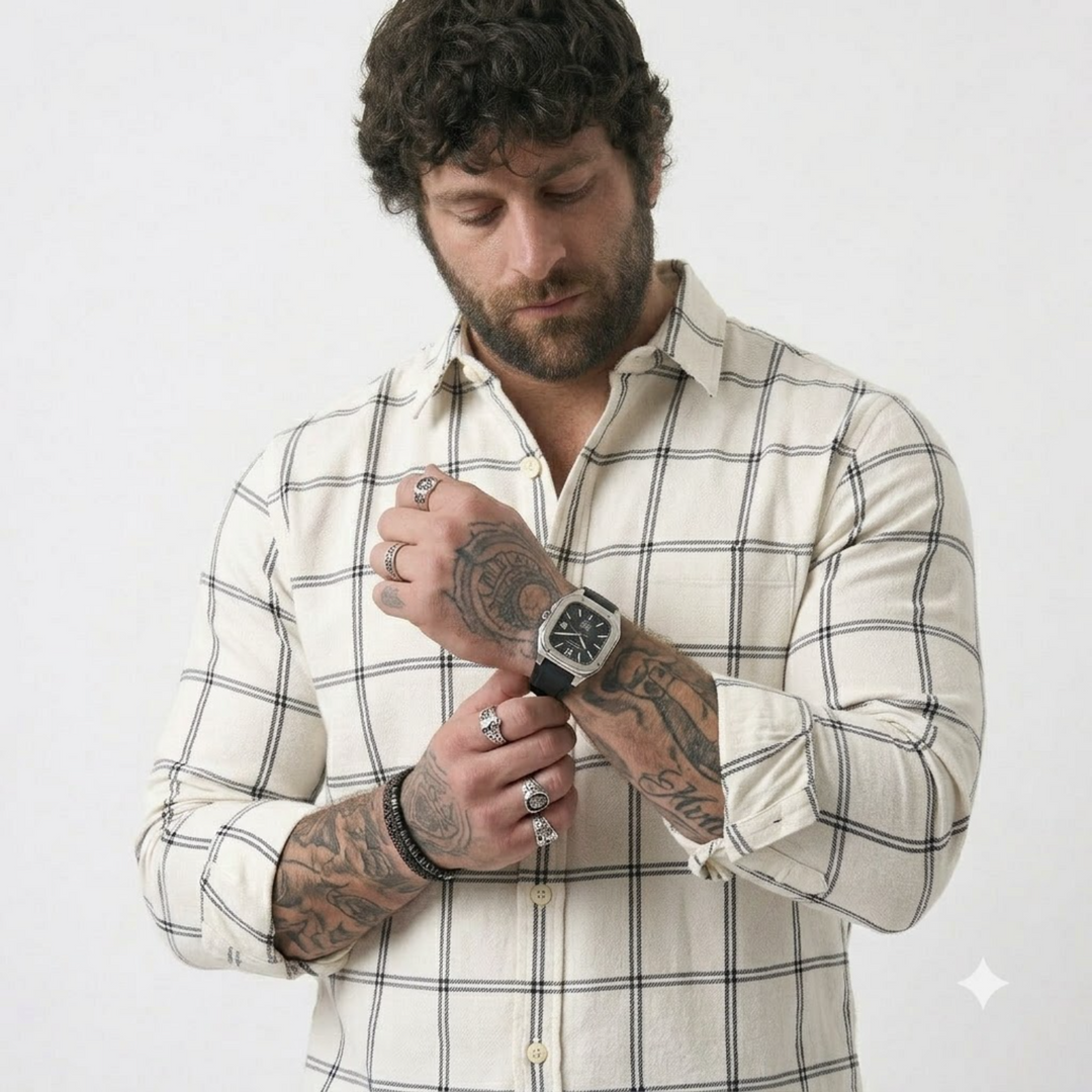 PLUS SIZE CHECK SHIRT FOR MEN | XL-7XL