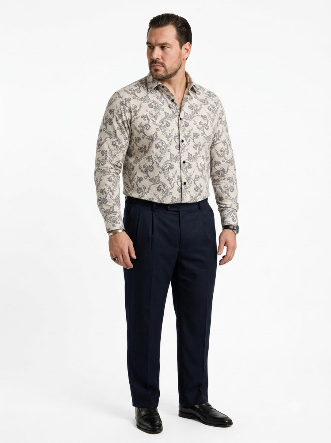 PLUS SIZE PRINTED SHIRT FOR MEN | XL-7XL
