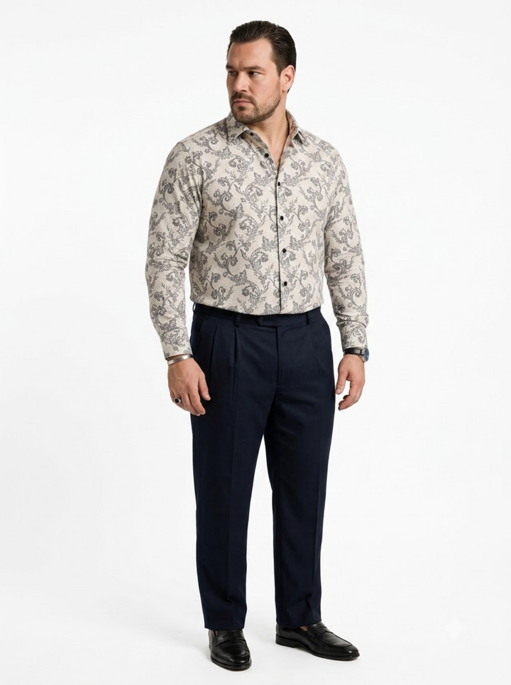 PLUS SIZE PRINTED SHIRT FOR MEN | XL-7XL
