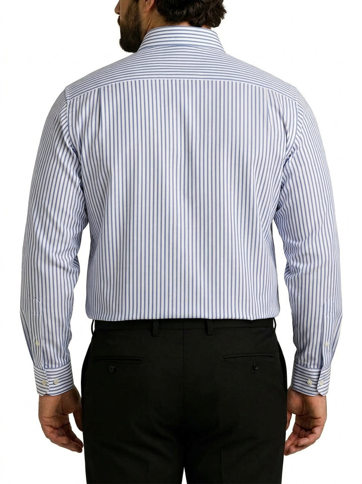 PLUS SIZE STRIPE SHIRT FOR MEN | XL-7XL